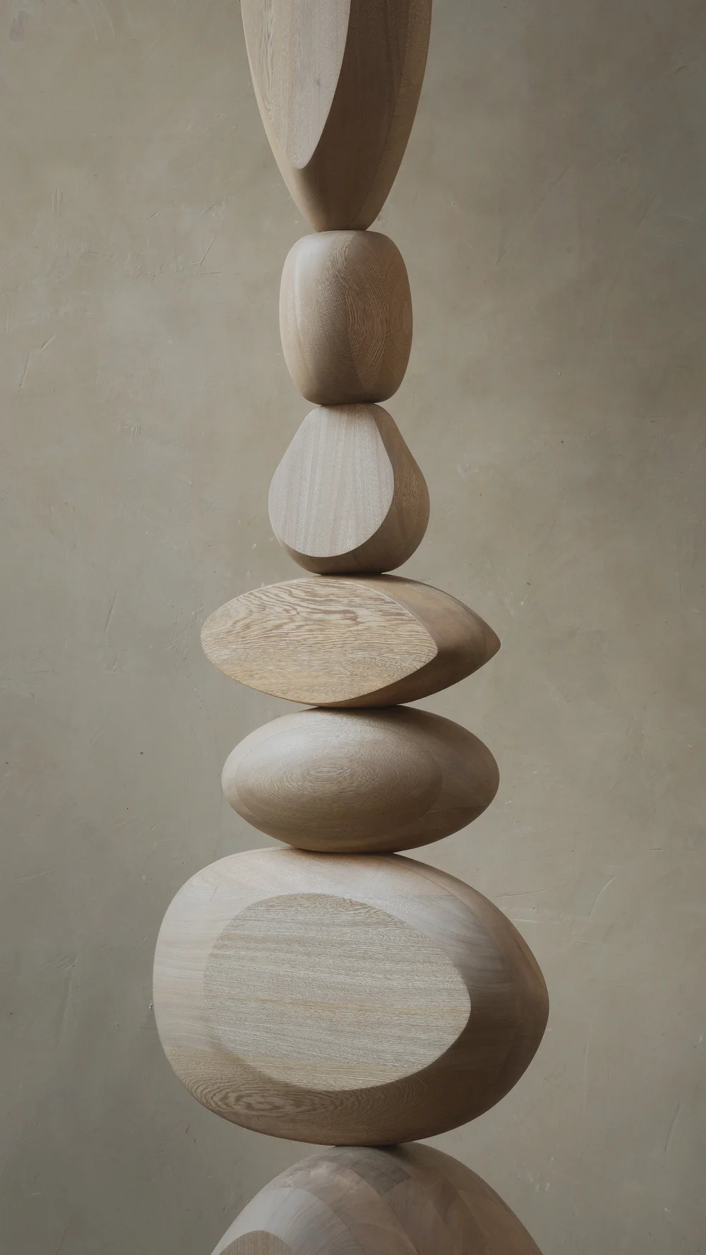 Biomorphic Carved Wood Sculpture, Still Stand No22 by Joel